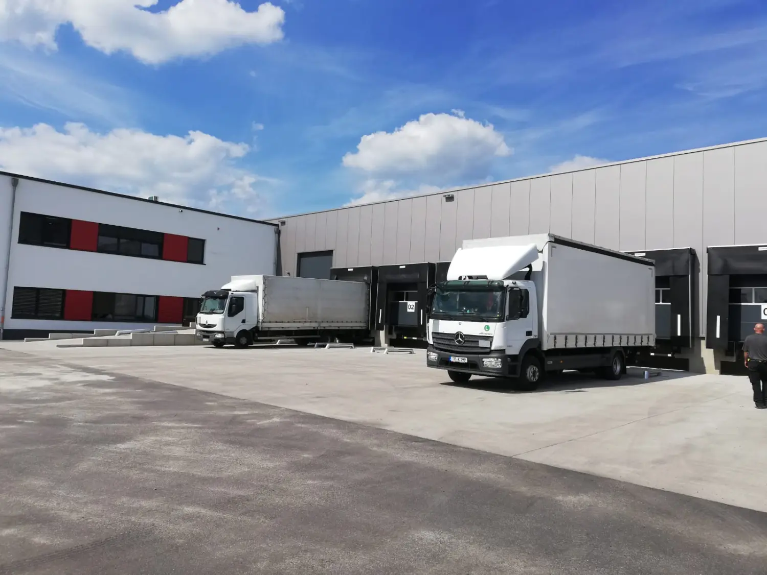 Logistikzentren mit der Verladetechnik der Absolut GmbH