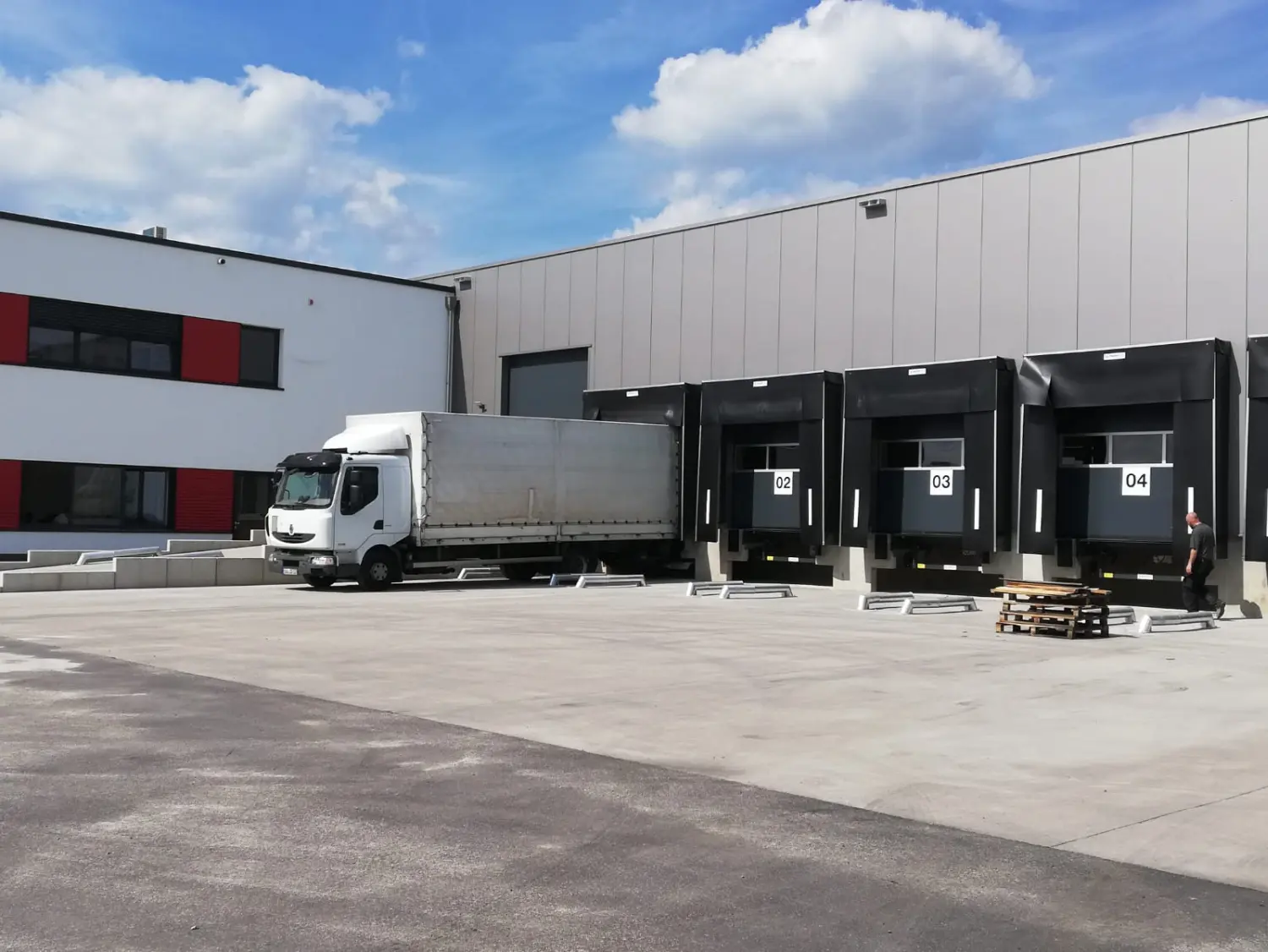 Logistikzentren mit der Verladetechnik der Absolut GmbH