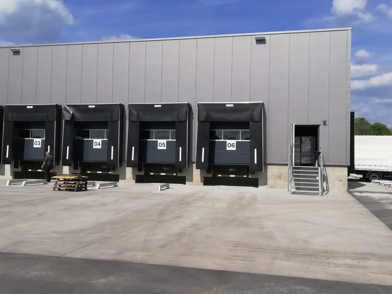 Logistikzentren mit der Verladetechnik der Absolut GmbH